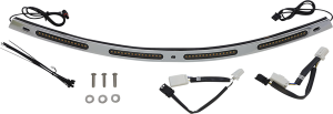 Genesis® 4 Dynamic Led Batwing Windshield Trim Chrome, 1, nordicamoto.ro