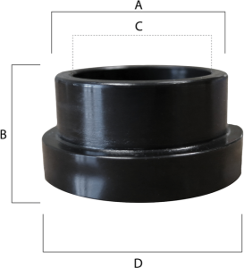 Shock Bushings Black, 1, nordicamoto.ro