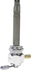Power-flo Single Outlet Reserve Fuel Valve Silver, 1, nordicamoto.ro