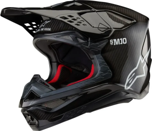 Alpinestars Supertech M10 Solid MX fekete sisak, 2XL-es méret, 1, nordicamoto.ro
