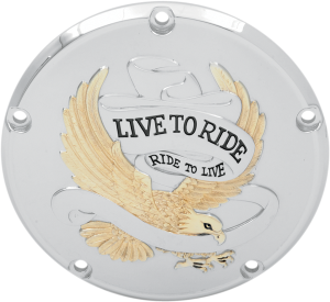 Live To Ride Derby Cover Gold, 1, nordicamoto.ro