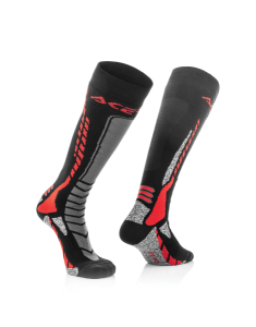 Acerbis MX PRO fekete-piros zokni, 1, nordicamoto.ro