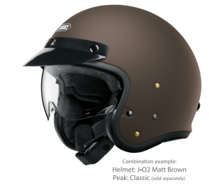 SHOEI J.O2 fúvóka sisak, matt barna, L-es méret, 2, nordicamoto.ro