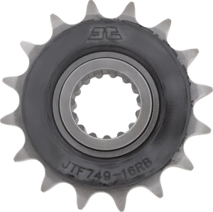 JT SPROCKETS közbenső tengely elülső lánckerék, fekete, természetes , nordicamoto.ro