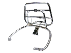 Rear Folding Luggage Rack Silver, 2, nordicamoto.ro