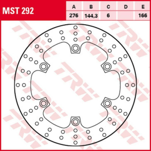 Disc frana fata TRW YAMAHA FJS 400 SILVERWING '09 -'16/ FJS 600 SILVERWING '03 -'16/REAR HONDA NT 700V DEAUVILLE '06 -'09, 1, nordicamoto.ro
