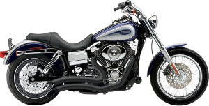 Speedster Swept Short Exhaust System Black, 1, nordicamoto.ro