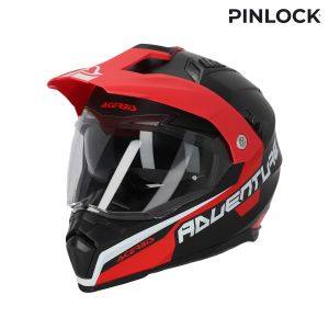 Acerbis Flip FS-606 22-06 teljes arcú sisak, szürke/piros