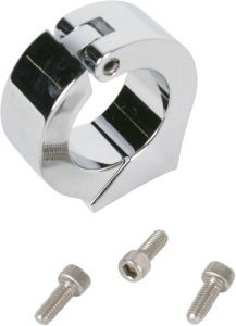 Handlebar Gauge Clamp Chrome, 1, nordicamoto.ro