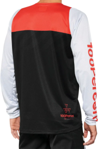 Tricou MTB 100% R-Core Black/Red L, 2, nordicamoto.ro