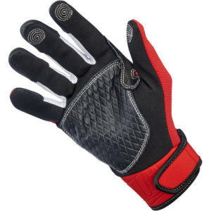 Biltwell Baja kesztyű, fekete/piros, XXL, 2, nordicamoto.ro
