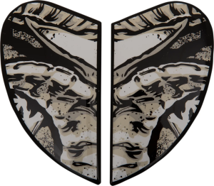 Placi laterale casca Icon Airform™ Black/White