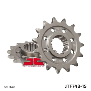 JT SPROCKETS Első lánckerék, természetes színű , nordicamoto.ro