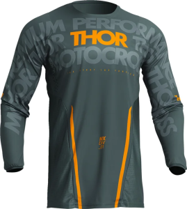 Tricou Thor Pulse Mono Gray/Yellow