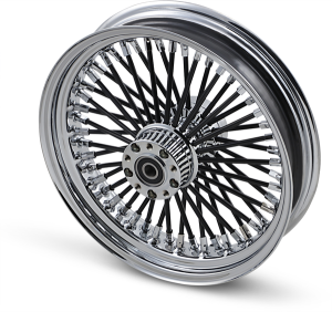 Fat Daddy Black 50-spoke Radial Laced Wheel Black