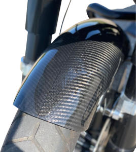 Carbon Fiber Front Fender Black, 3, nordicamoto.ro