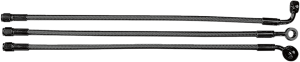 Designer Series Dot Abs-specific Upper Brake Line Kit Black Pearl, 1, nordicamoto.ro