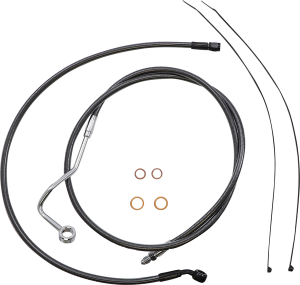 Black Pearl Designer Handlebar Installation Kit Black, 1, nordicamoto.ro