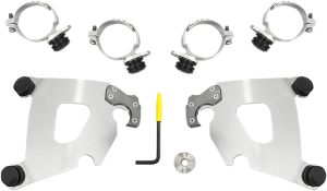 Cafe Fairing Trigger-lock Hardware Kit Polished, 1, nordicamoto.ro