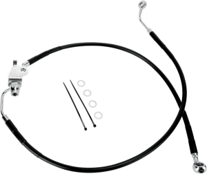 Stainless Steel Brake Line Kit Black