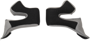 Cheekpads Rise 2x 15mm Black, 1, nordicamoto.ro