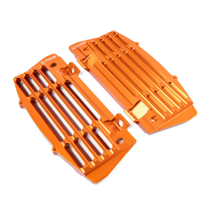 X-GRIP CNC hűtővédő – 6061-T6 alumínium, KTM/Husqvarna/GasGas, 1, nordicamoto.ro