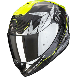 Casca integrala SCORPION EXO-1400 EVO CARBON AIR ARANEA Negru / Alb XXL, 1, nordicamoto.ro