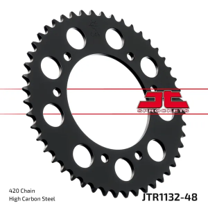 JT SPROCKETS hátsó lánckerék, természetes színű 