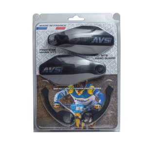 Handguards Kit With Aluminium Supports Black