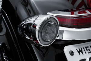 Led Lighted Fang® Rear Signal Light Inserts Chrome