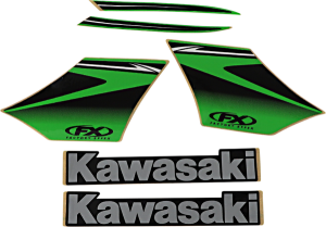 Replacement Oem Tank/shroud Graphics Black, Green, 3, nordicamoto.ro
