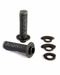 Mansoane Lock-On X-Grip Open End Albastru, 2, nordicamoto.ro