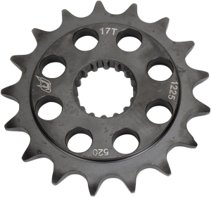 Lightweight Steel Sprocket Black, Zinc, 1, nordicamoto.ro