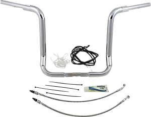 1-1/2(r) Ez Install Rounded Top Handlebar Kit Silver, 3, nordicamoto.ro