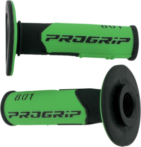 801 Hybrid Duo-density Cross Grips Black, Green