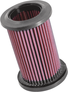 High Flow Air Filter Black, Red