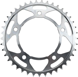 JT SPROCKETS Acél hátsó lánckerék, természetes színű 