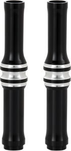 10 Gauge Pushrod Covers Black, 2, nordicamoto.ro