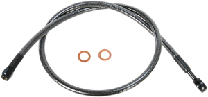 Designer Series Dot Abs-specific Upper Brake Line Kit Black, Black Pearl, 1, nordicamoto.ro