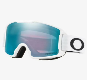 Oakley Line Miner S matt fehér Prizm Sapphire motoros síszemüveg, nordicamoto.ro