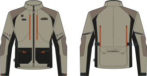 Dzsekik, KTM Defender narancssárga/safari színű dzseki, nordicamoto.ro