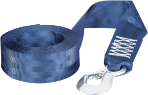 Winch Strap Black, Blue