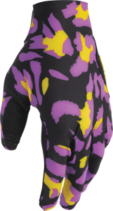 Thor Sportmode Cheetah kesztyű, sárga/lila/fekete, S méret, 5, nordicamoto.ro