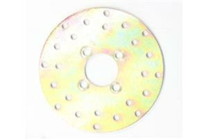 Round D-series Fixed Offroad Brake Rotor Gold, Polished Steel, Zinc, 1, nordicamoto.ro