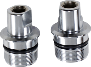 Chrome Fork Tube Plugs And Caps Chrome, 2, nordicamoto.ro