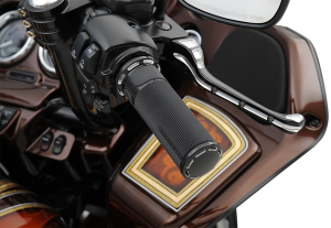 Fusion Slot Track Grips Black, 1, nordicamoto.ro