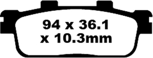 Sfa Series Organic Scooter Brake Pads, 1, nordicamoto.ro