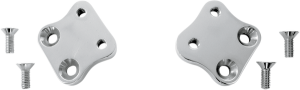 Kick-back Adapter Plates Black, Silver