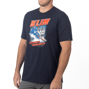 Klim Speedway Tri-blend póló, fekete – Knockout Pink, 4, nordicamoto.ro