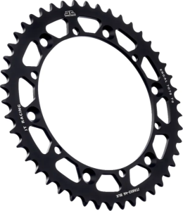 JT SPROCKETS Racelite alumínium hátsó lánckerék, fekete , nordicamoto.ro